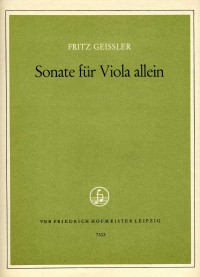 7323 • GEISSLER - Sonate - Bratschenstimme