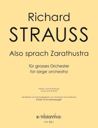 VV 801 • STRAUSS - Also sprach Zarathustra! - Score & 29 pa